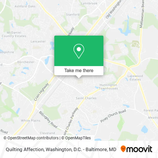 Quilting Affection map