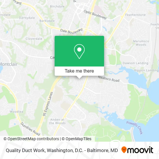 Quality Duct Work map