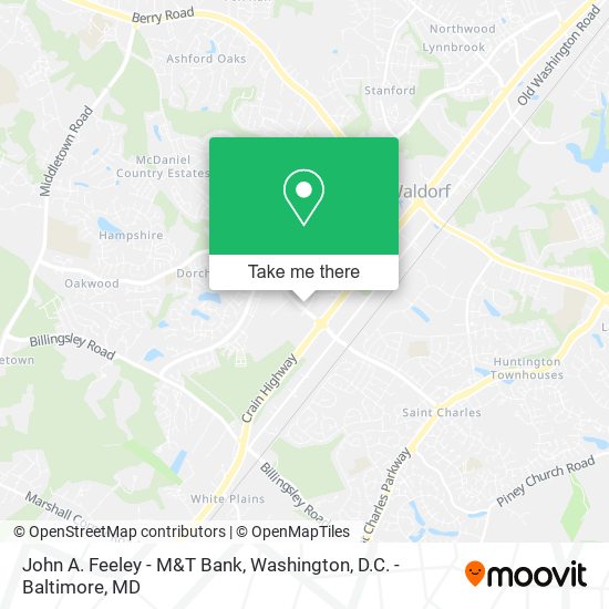 Mapa de John A. Feeley - M&T Bank