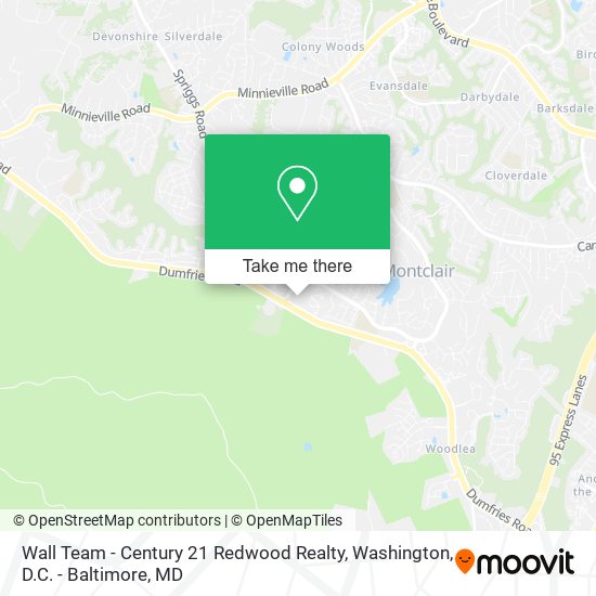 Mapa de Wall Team - Century 21 Redwood Realty