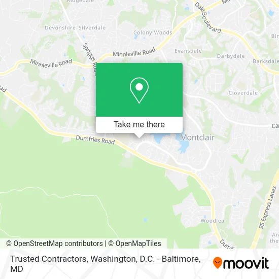 Trusted Contractors map
