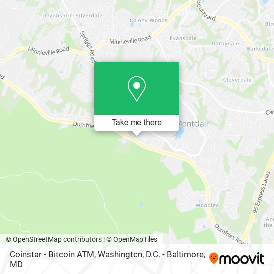 Mapa de Coinstar - Bitcoin ATM