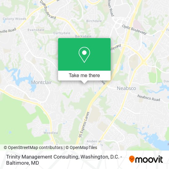 Trinity Management Consulting map