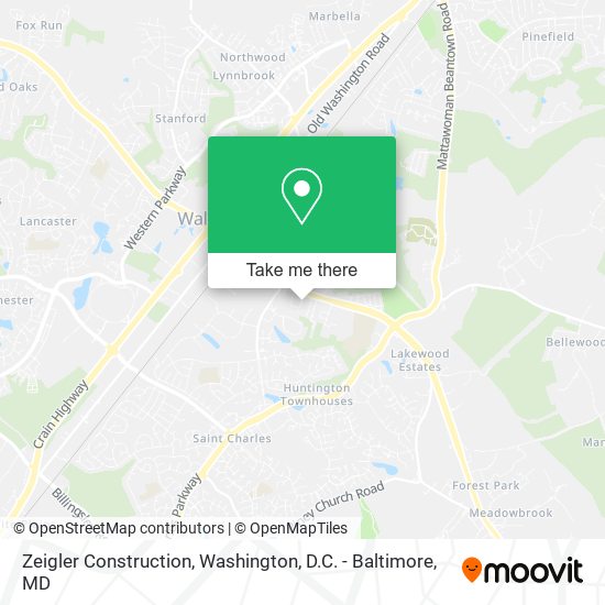 Zeigler Construction map