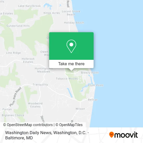 Washington Daily News map