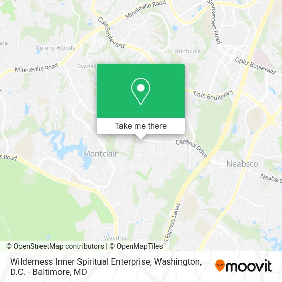 Wilderness Inner Spiritual Enterprise map