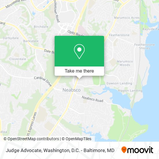 Judge Advocate map