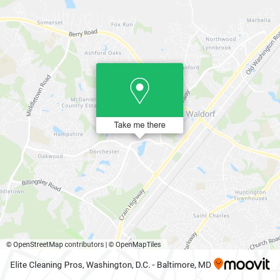 Elite Cleaning Pros map