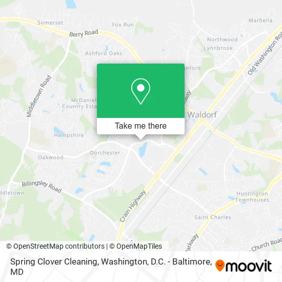 Spring Clover Cleaning map
