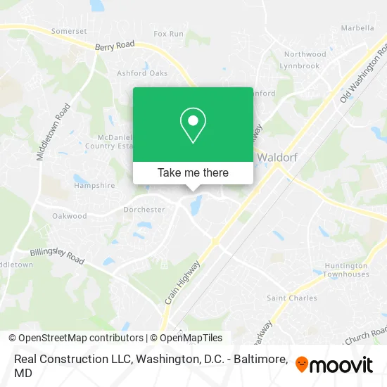 Real Construction LLC map
