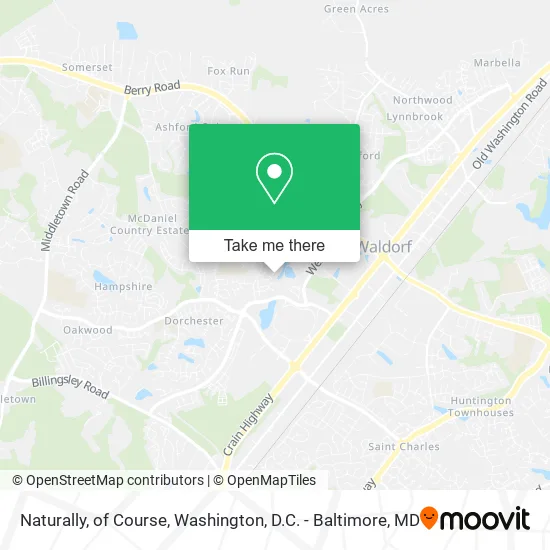 Naturally, of Course map