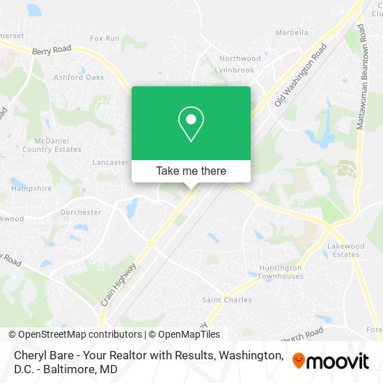 Mapa de Cheryl Bare - Your Realtor with Results