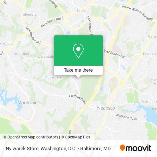 Nyiwarek Store map