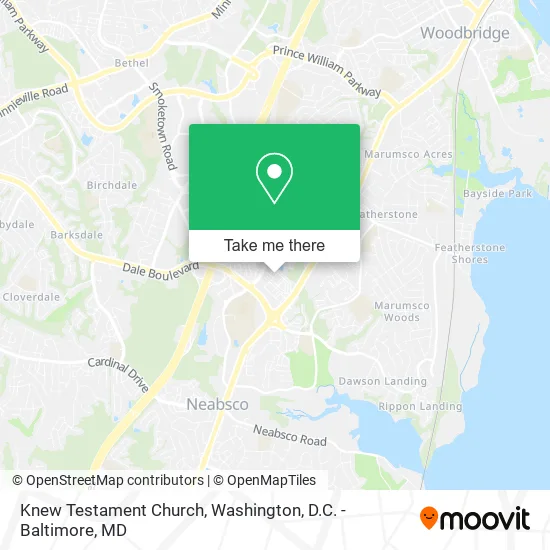 Knew Testament Church map