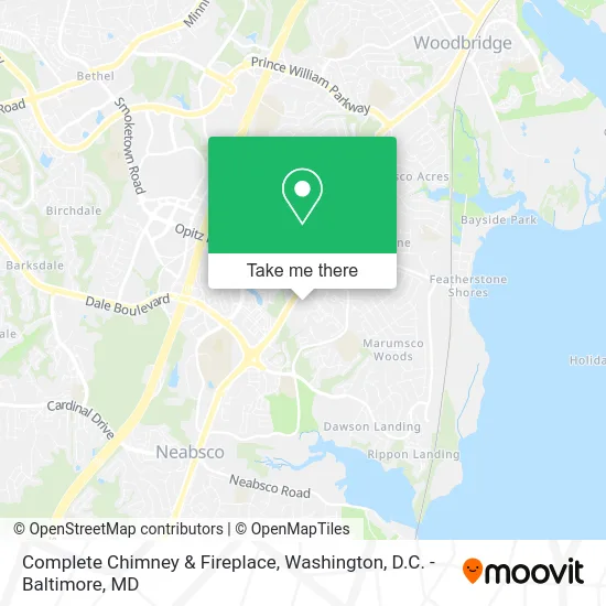 Complete Chimney & Fireplace map