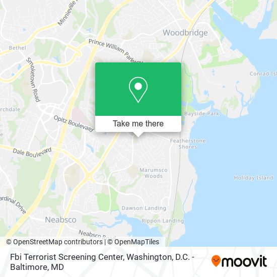 Mapa de Fbi Terrorist Screening Center