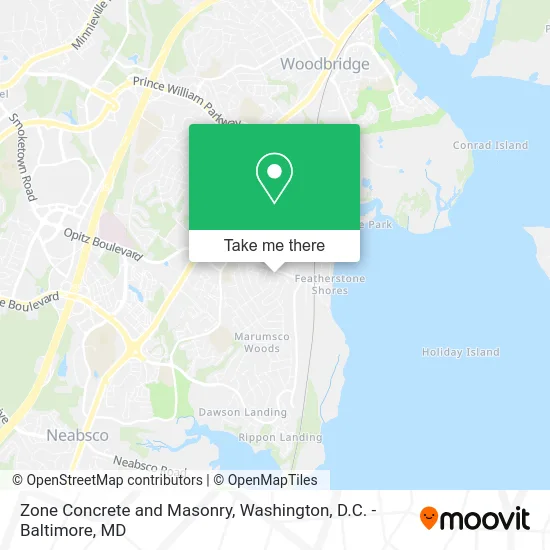 Zone Concrete and Masonry map