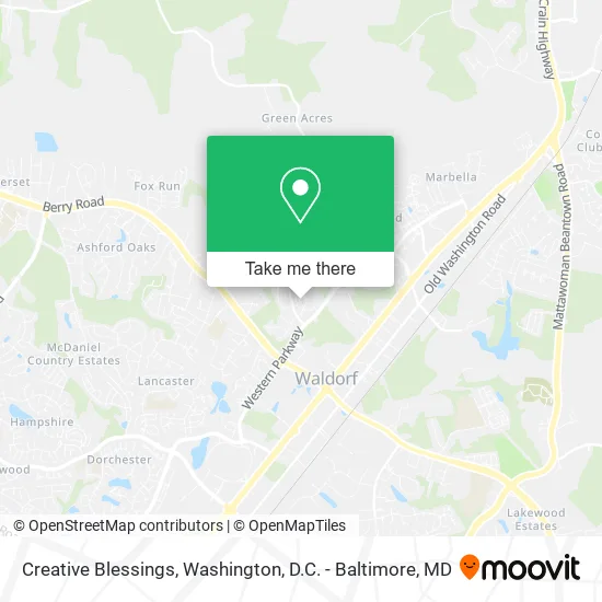 Creative Blessings map