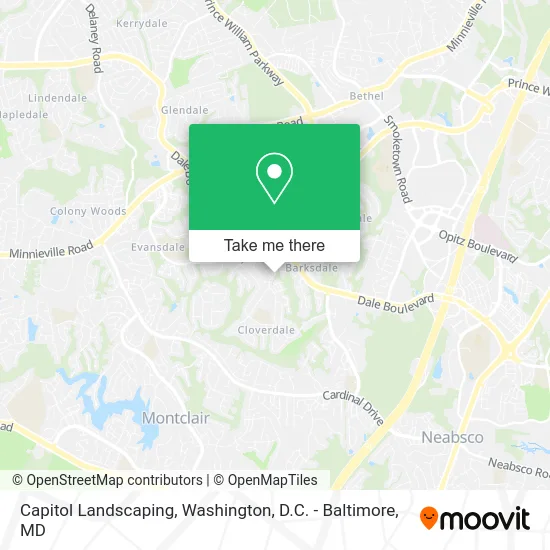 Capitol Landscaping map