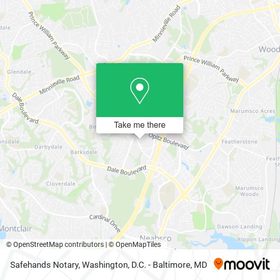 Mapa de Safehands Notary