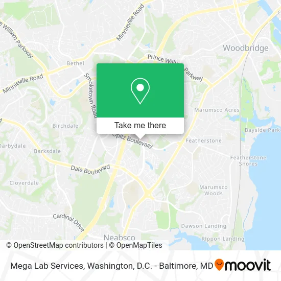 Mega Lab Services map