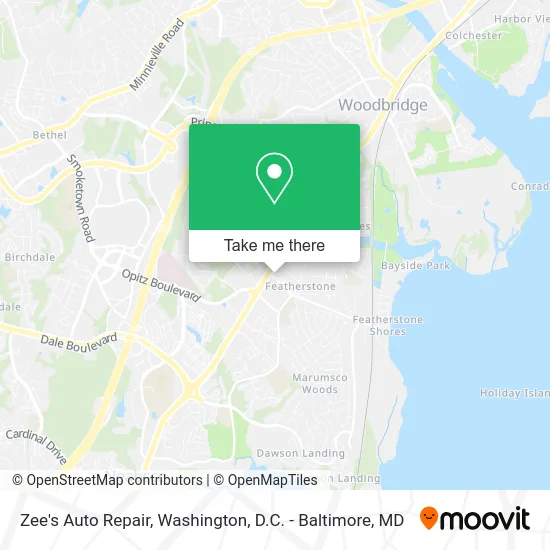 Zee's Auto Repair map