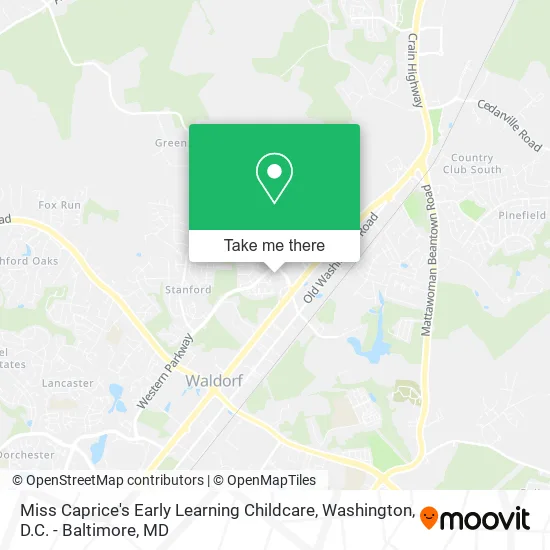 Miss Caprice's Early Learning Childcare map
