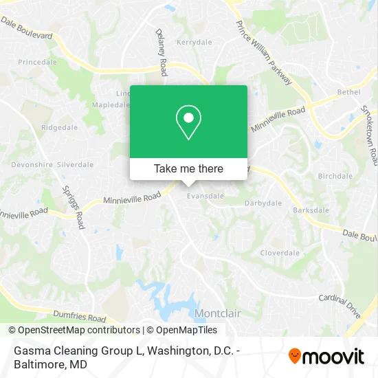 Mapa de Gasma Cleaning Group L