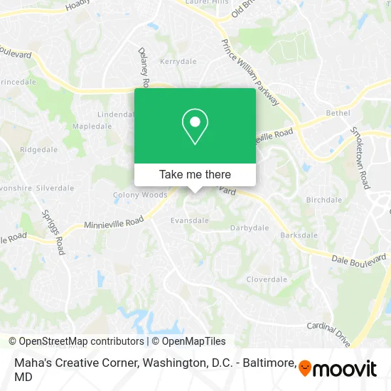 Maha's Creative Corner map