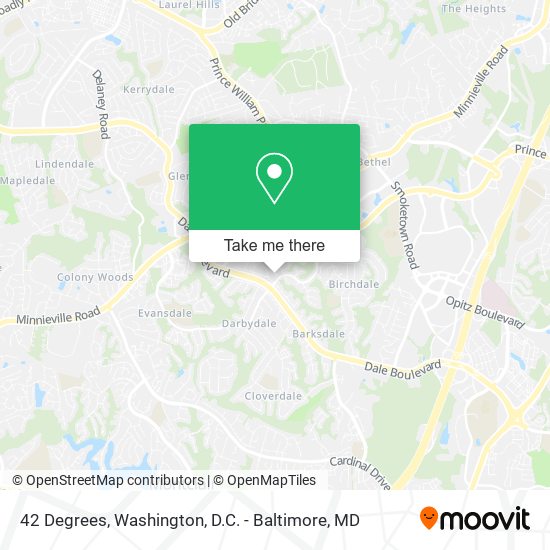 Mapa de 42 Degrees