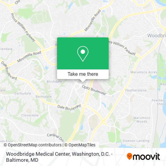 Woodbridge Medical Center map