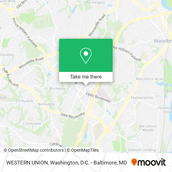 Mapa de WESTERN UNION