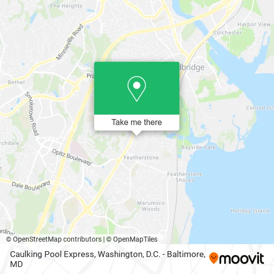 Caulking Pool Express map