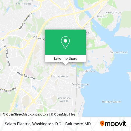 Salem Electric map