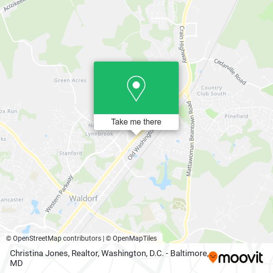 Christina Jones, Realtor map