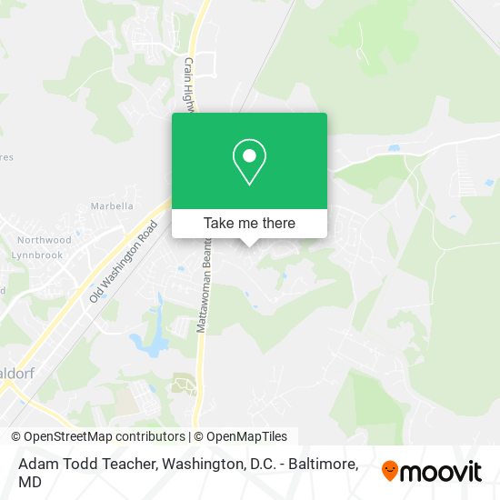 Adam Todd Teacher map