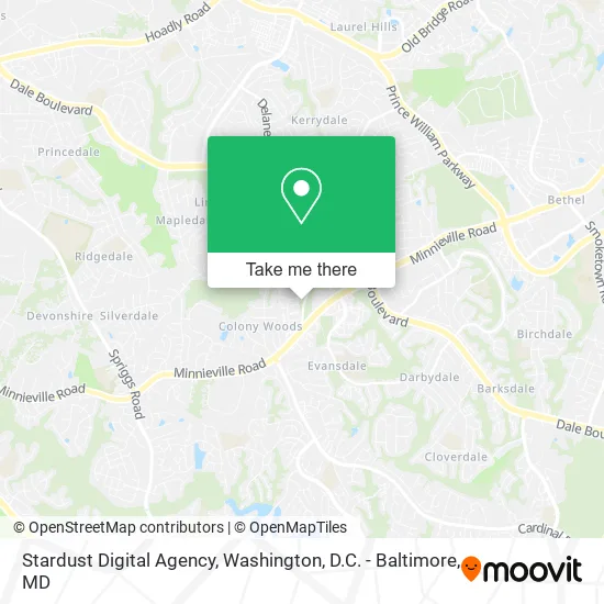 Stardust Digital Agency map
