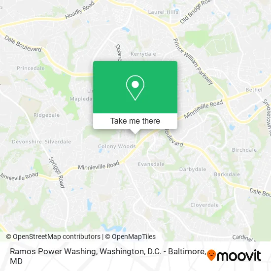 Ramos Power Washing map