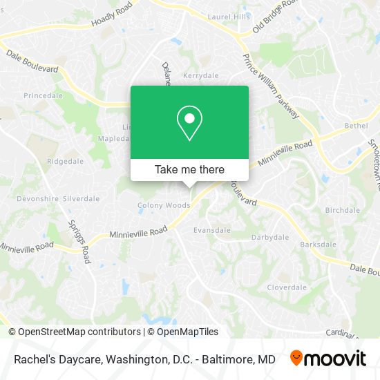 Rachel's Daycare map