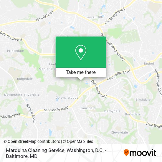 Marquina Cleaning Service map