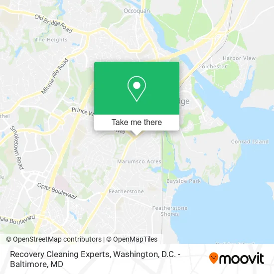Recovery Cleaning Experts map