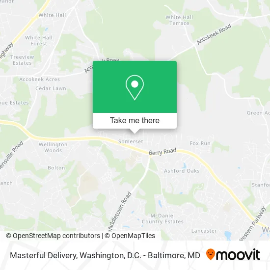 Masterful Delivery map