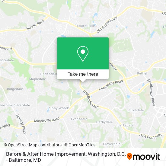 Before & After Home Improvement map