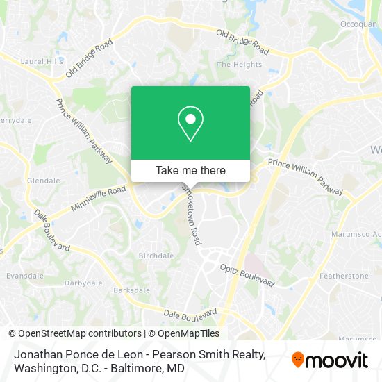 Jonathan Ponce de Leon - Pearson Smith Realty map