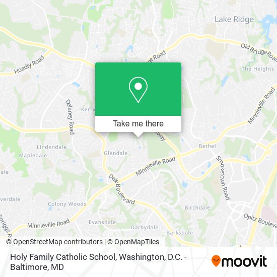 Mapa de Holy Family Catholic School