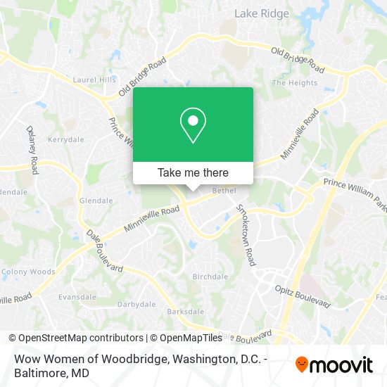 Mapa de Wow Women of Woodbridge