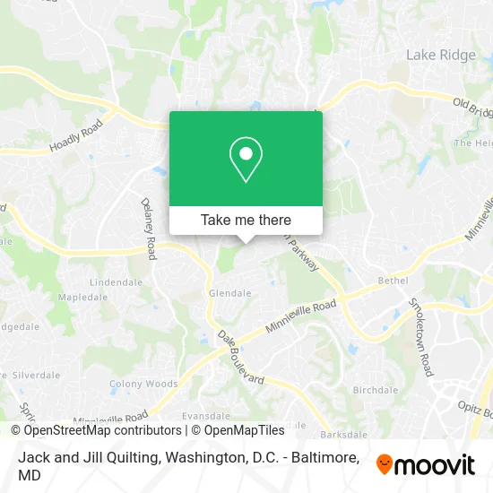 Jack and Jill Quilting map