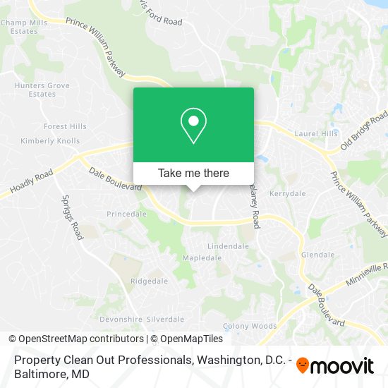 Property Clean Out Professionals map