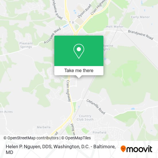 Helen P. Nguyen, DDS map