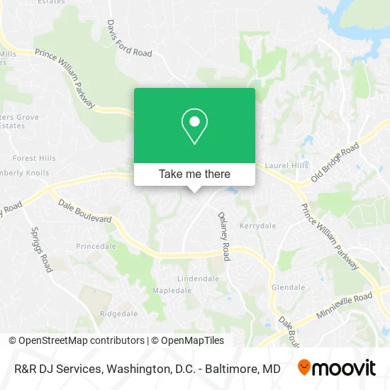 Mapa de R&R DJ Services